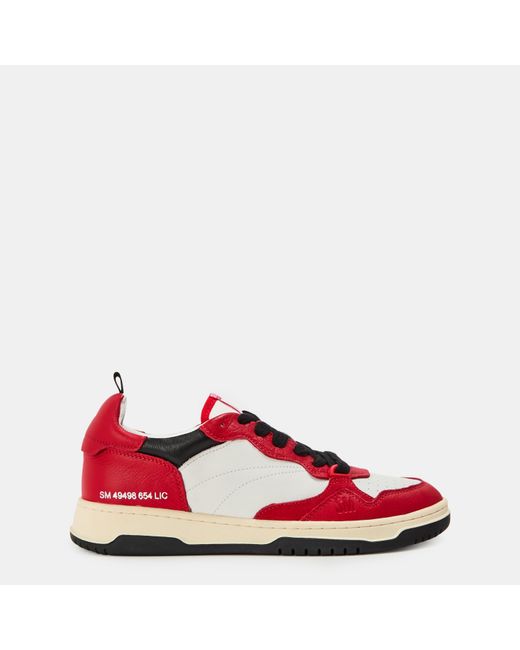 Steve Madden Red Easton Low-Top Trainers for men