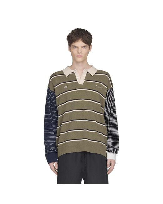 Adidas Green 007 Long Sleeve Top for men