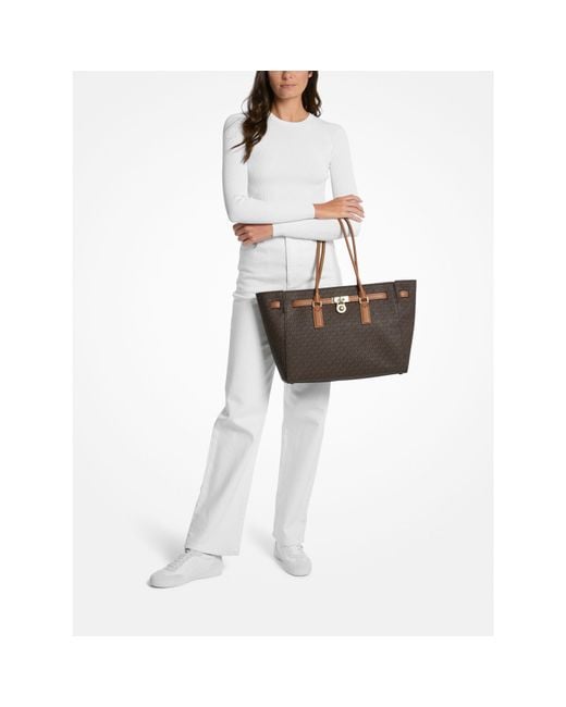 MICHAEL Michael Kors Brown Hamilton Tote Bags