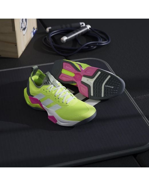 Adidas Green Rapidmove Adv 2 Hiit Training Shoes for men