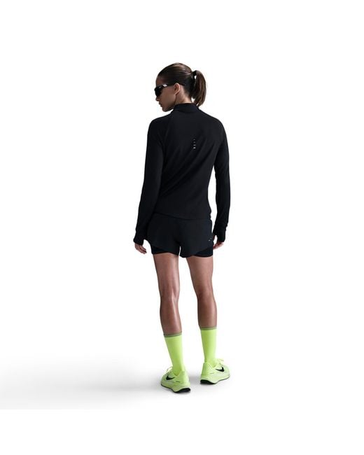 Nike Black Swift 1/4-Zip Running Top