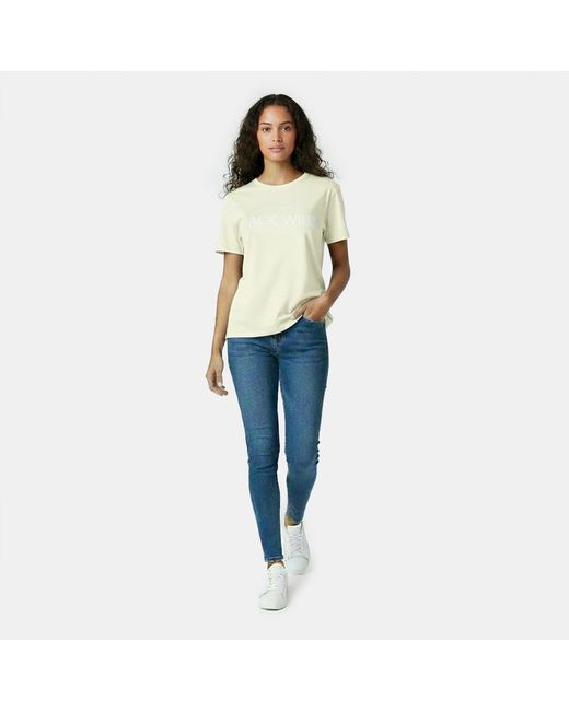 Jack Wills White Forstal Boyfriend T-Shirt Ladies