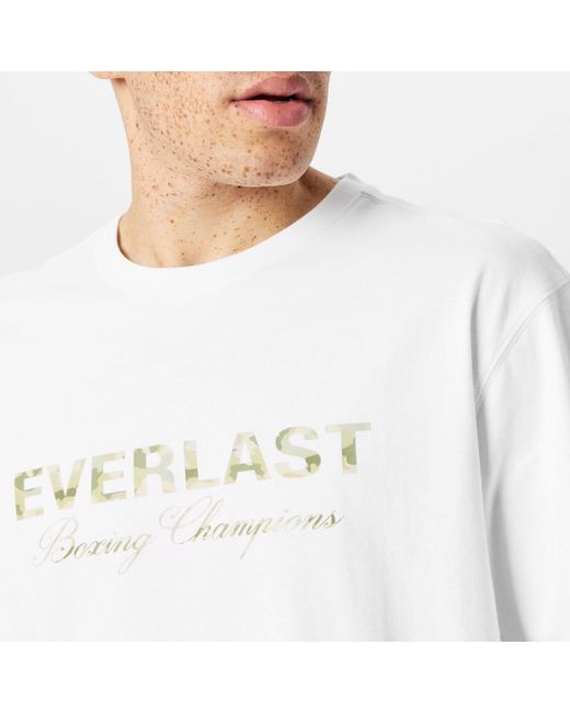 Everlast White Camo Tee for men