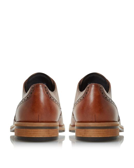 Bertie Packman Leather Brogues in Tan (Brown) for Men