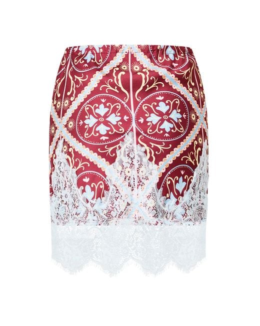 Never Fully Dressed Red Maeva Mini Skirt