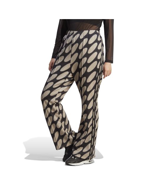 Adidas Originals Black High-Rise Flared Trousers