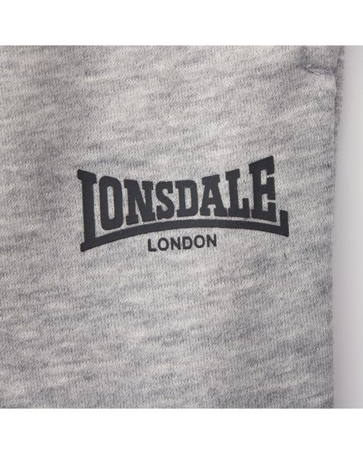 Lonsdale Gray Essential Joggers for men