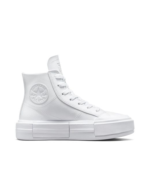Converse White Adults Chuck Taylor All Star Cru High-Top Trainers