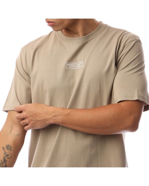 Marshall Artist Brown Regular Fit T-Shirt for men