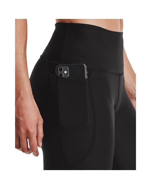 Under Armour Black Tech No-Slip Waistband Ankle Leggings