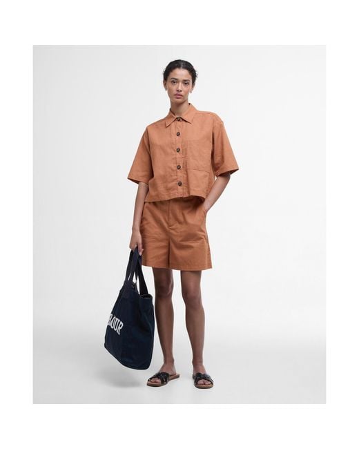 Barbour Brown Cary Shirt