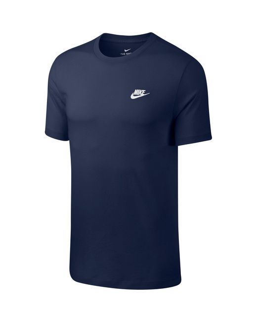 Nike Blue Sportswear Club T-Shirt for men