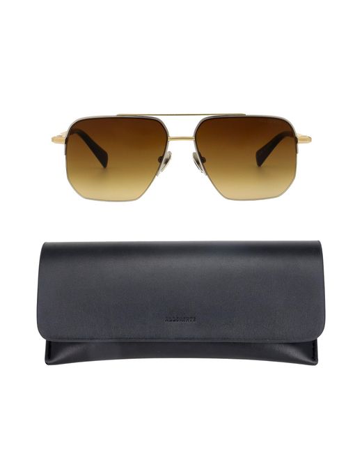 AllSaints Brown All Sai Kai Sunglass 63