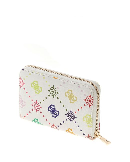 Guess Blue Emile Medium Zip Around