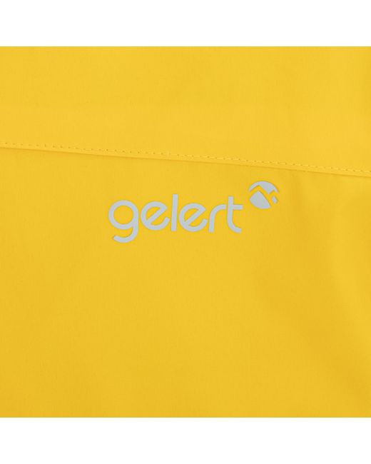 Gelert Yellow Fleece Lined Windproof Detachable Hood Parka for men