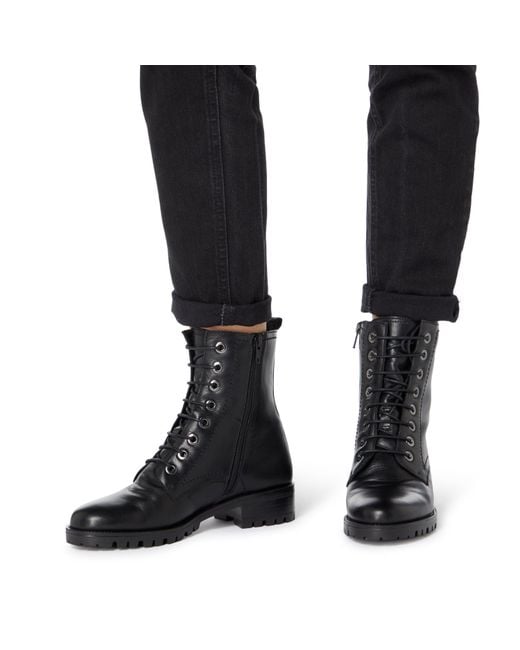 Dune Black Prestone Ankle Boots