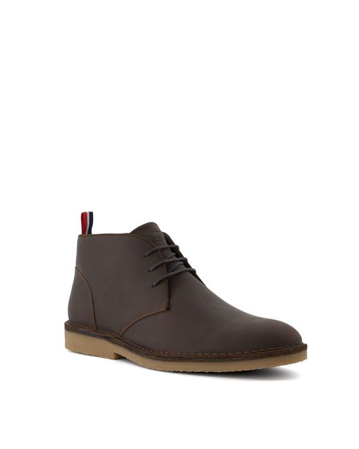 Dune Brown Creed Desert Boots for men