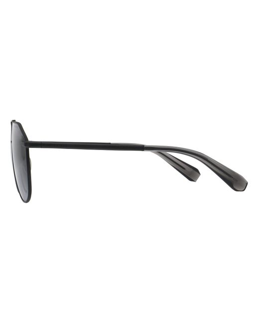 AllSaints Black Moe Aviator Sunglasses