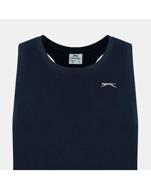 Slazenger 1881 Blue Muscle Vest for men