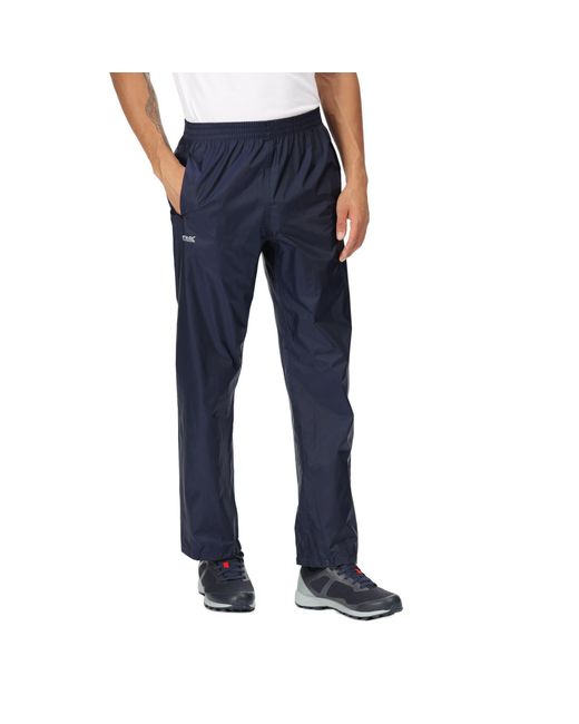 Regatta Blue Pack-It Overtrousers for men