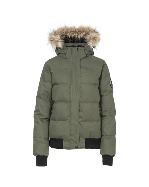DLX Green Kendrick Fitted Insulated Down Jacket