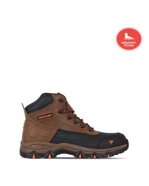 Dunlop Brown Tulsa Steel Toe Cap Boots for men