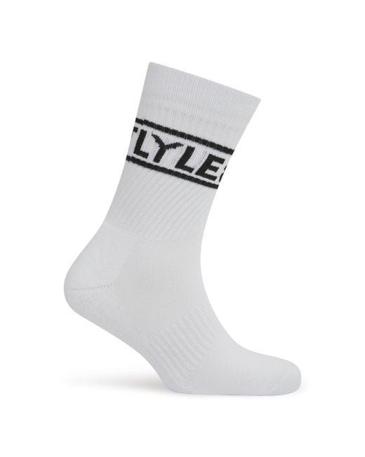 Lyle & Scott White 3-Pack Logo Socks for men