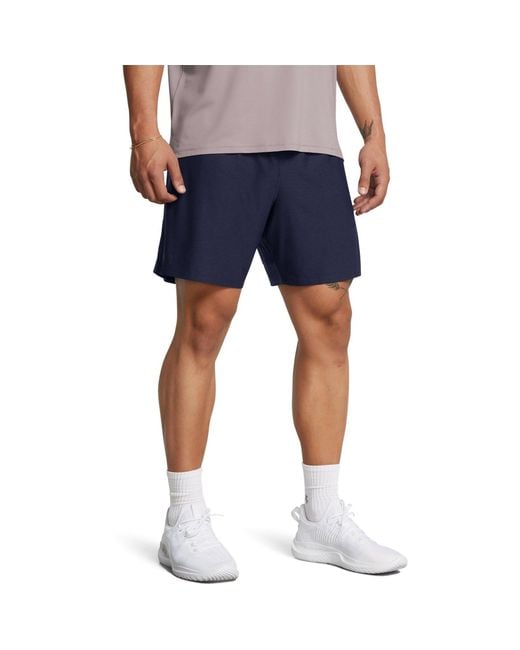 Under Armour Blue Tech Vent 7In Shorts for men