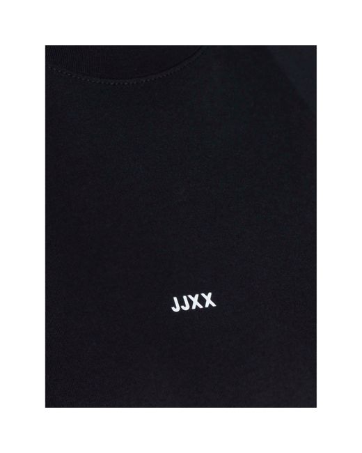 JJXX Black Andrea Loose Logo T-Shirt Ladies
