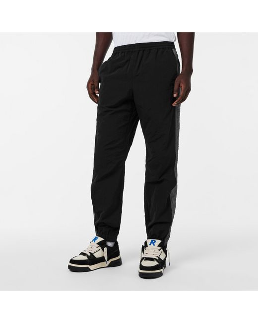 Represent Black Closed Cuff Woven Tracksuit Joggers for men