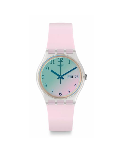 Swatch Purple Core Analogue Quartz Watch