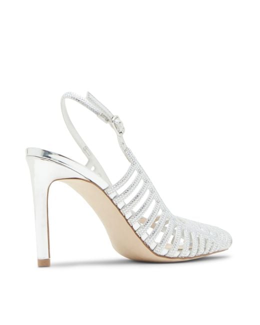 Steve Madden White Carleigh Heeled Mules