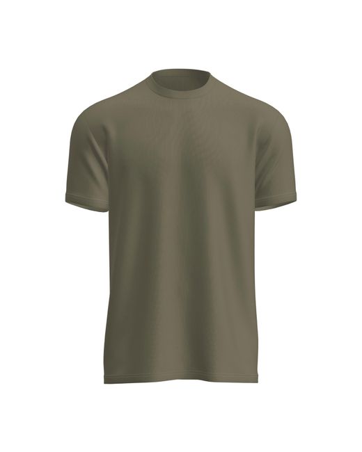 Firetrap Green Firetrip Cotton Crew Neck Short Sleeve T-Shirt for men