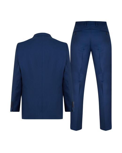 Scotch & Soda Blue Suit for men
