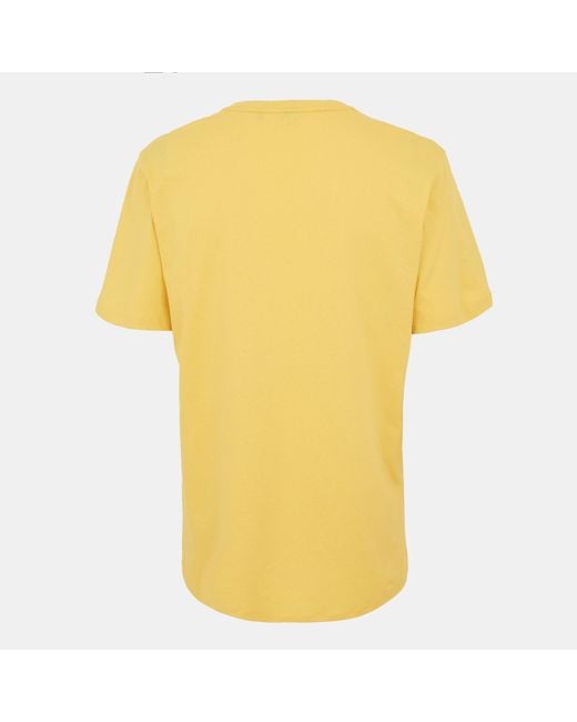 Boss Yellow Tales T-Shirt With Logo Patch Premium Cotton for men