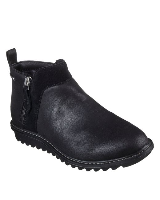 Skechers Blue Flat Ankle Boots