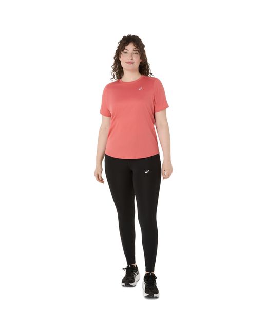 Asics Red Core Ss Top Running
