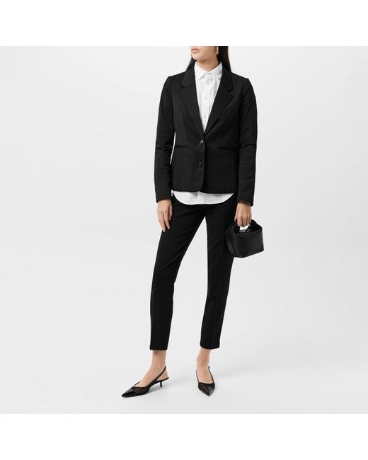 Vero Moda Black Vmsandy High-Waisted Tapered Trousers