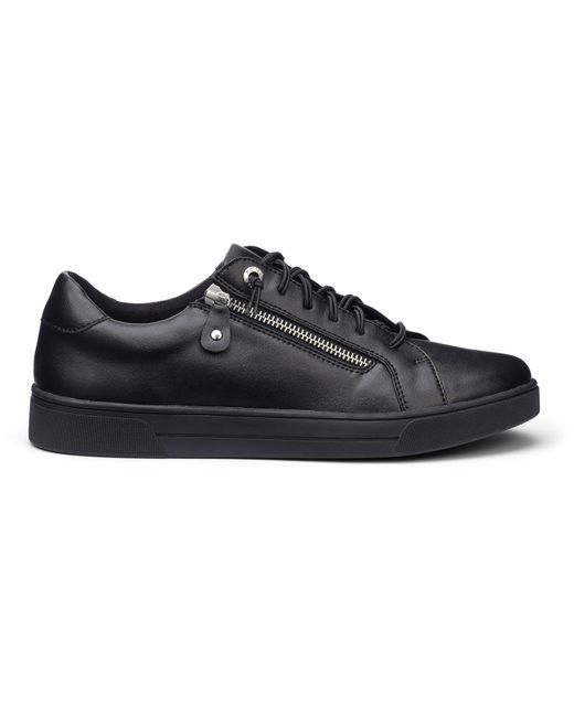 Hotter Black Leonie Standard Fit Trainers