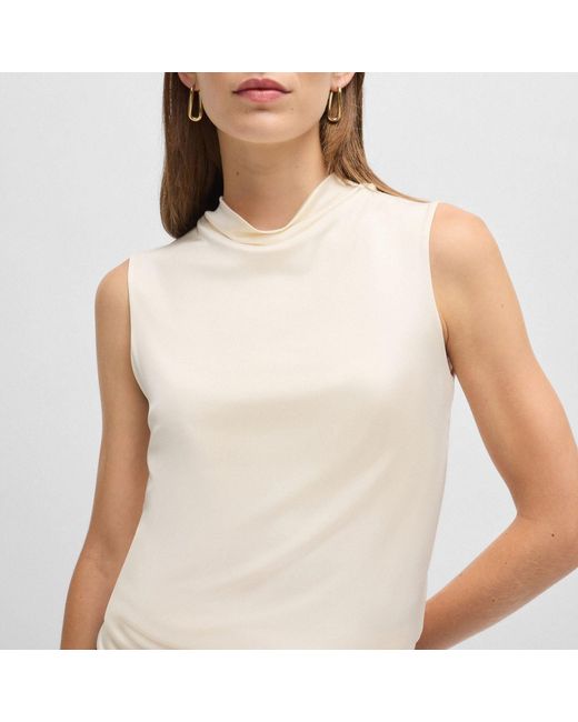 Boss White Esensa Sleeveless Top
