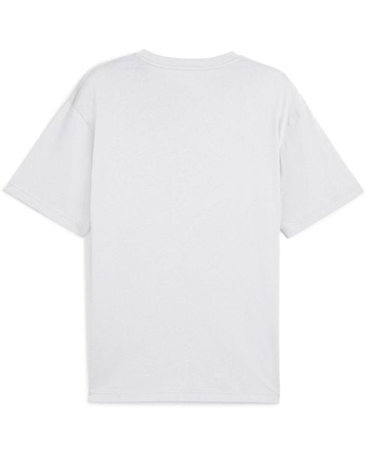 PUMA White Relaxed Small No.1 Logo T-Shirt for men