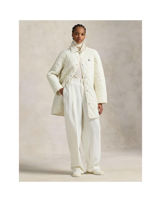Polo Ralph Lauren White Ralph Lauren Quilted Tailored Fit Jacket