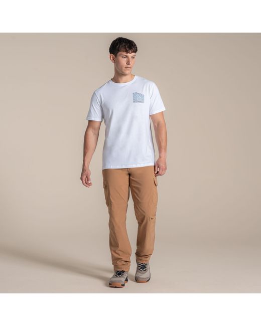 Craghoppers Blue Lucent Ii Travel T-Shirt for men