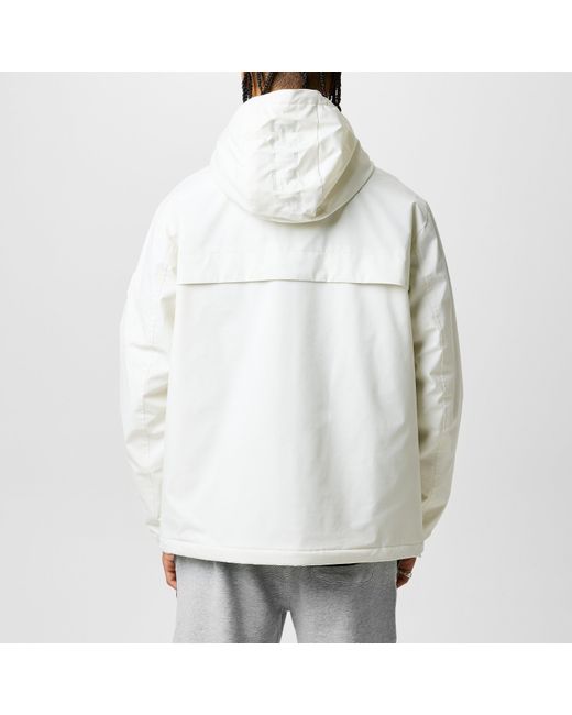 Tommy Hilfiger White Technical Hooded Long Sleeve Zip Windbreaker for men