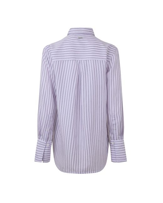 Barbour Purple B.Li Evangeline Shrt Ld64