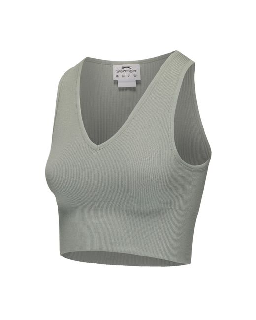 Slazenger 1881 Gray 2Pk Croptank