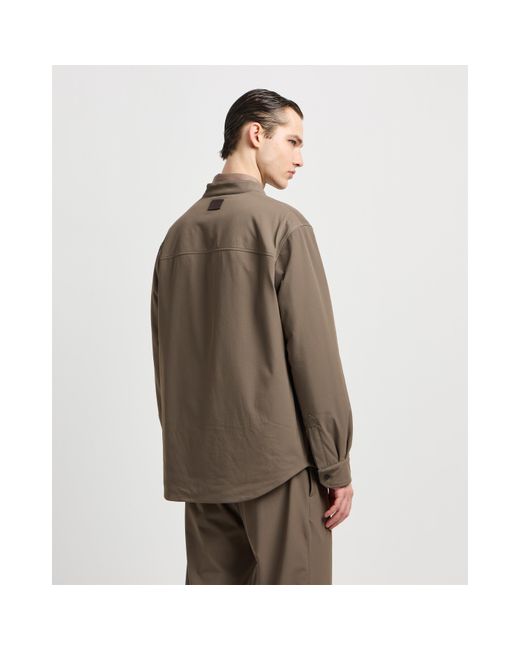 Emporio Armani Brown Overshirt for men