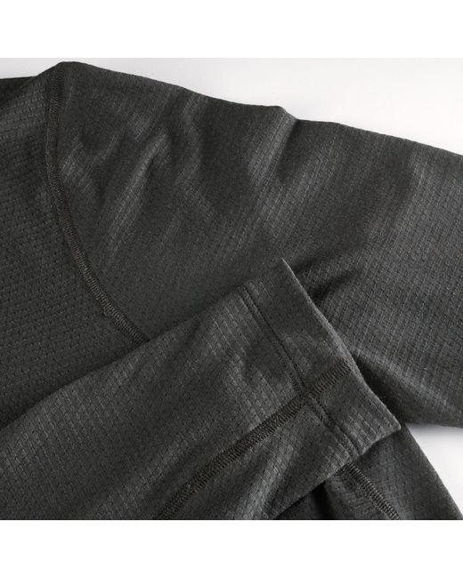 Dhb Black Merino Long Sleeve Jersey Baselayer for men