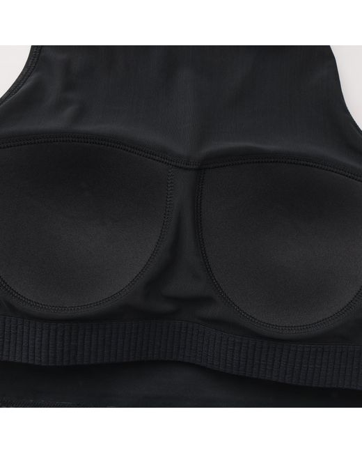 Biba Black Move Tank Scoop Cropped Performance Gym Vest