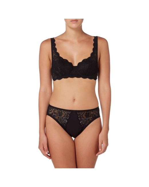 Triumph Black Amourette Underwired Bra